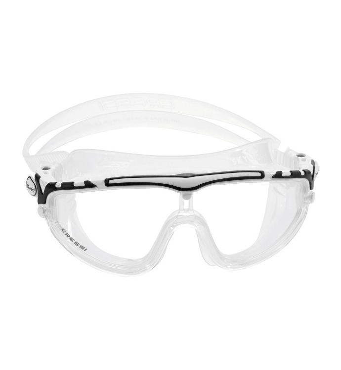 Skylight Goggles Sil Clear/Frame White Black