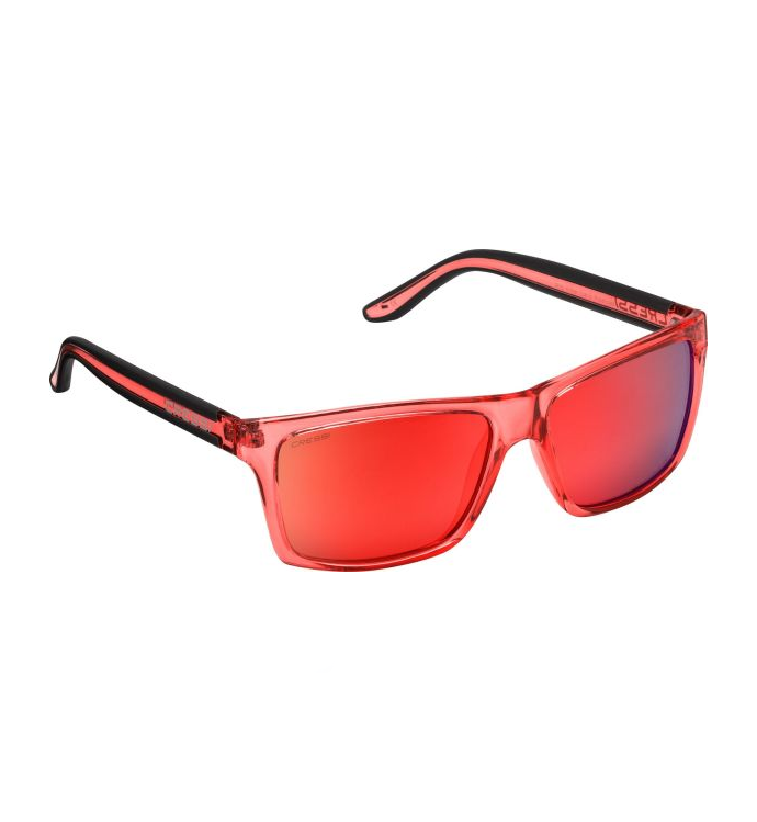 Rio Sunglasses Crystal Red/Mirrored Lens Red