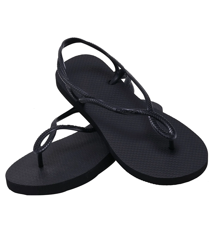 Lady Flip Flop Marbella With Strap 35/36 Black