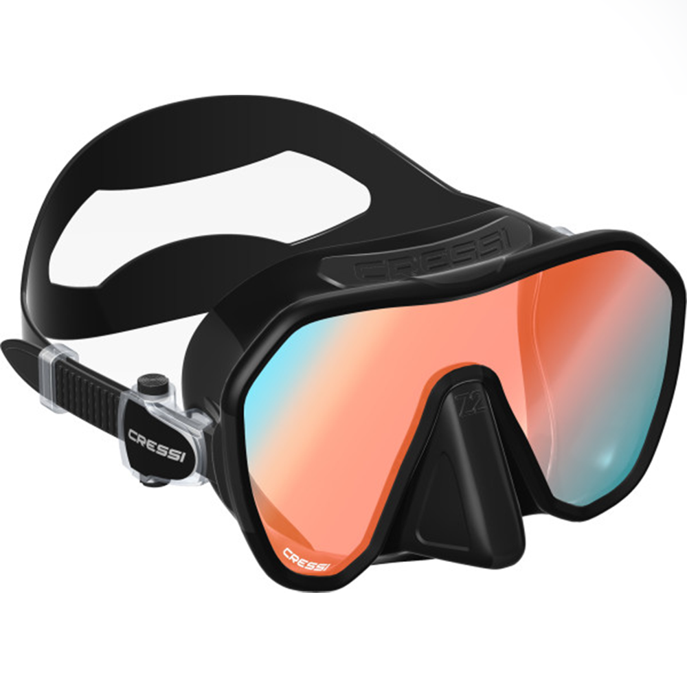 Z2 Mask Black/Black 380 Uv Blue/Orange Lenses