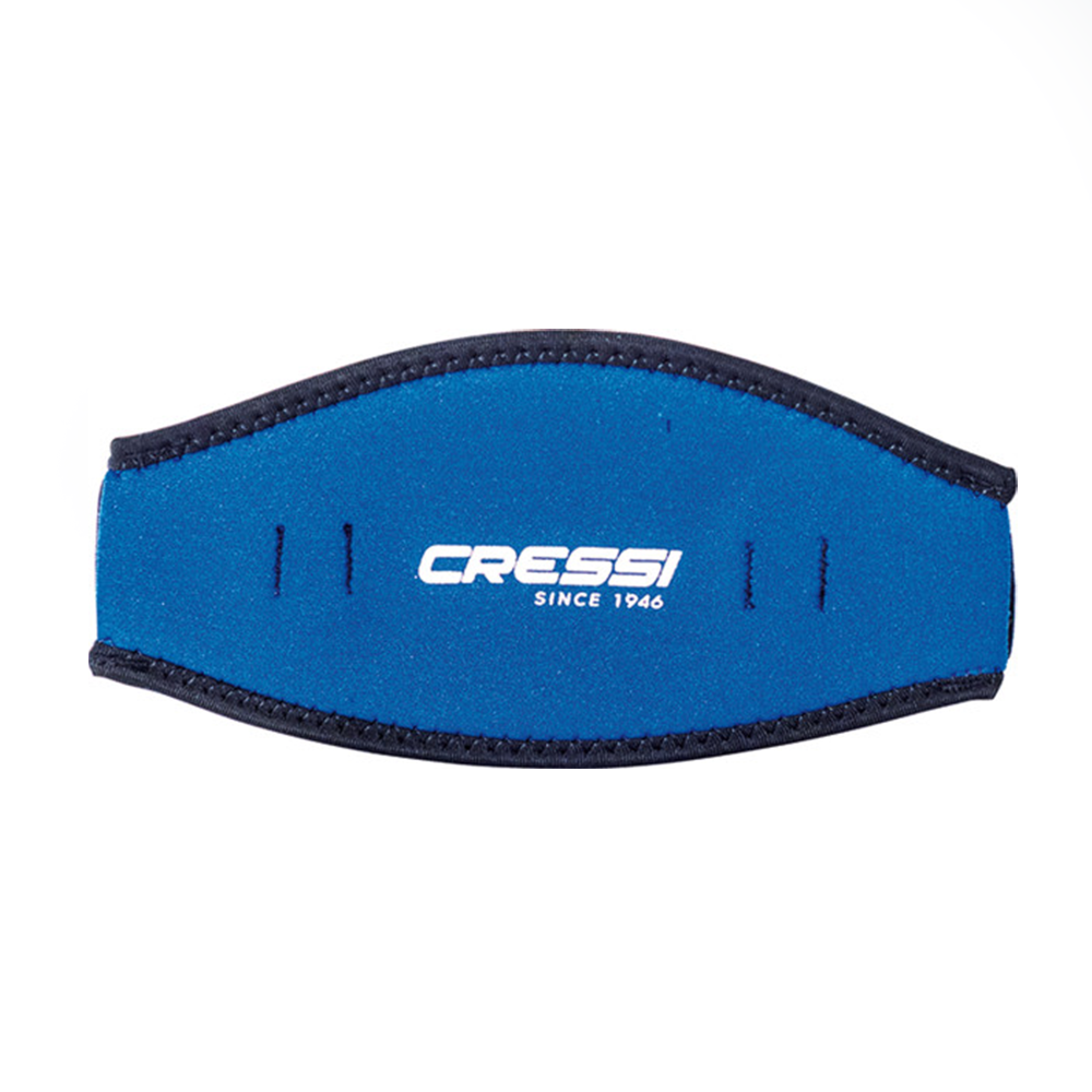 Neoprene Mask Strap Cover Blue