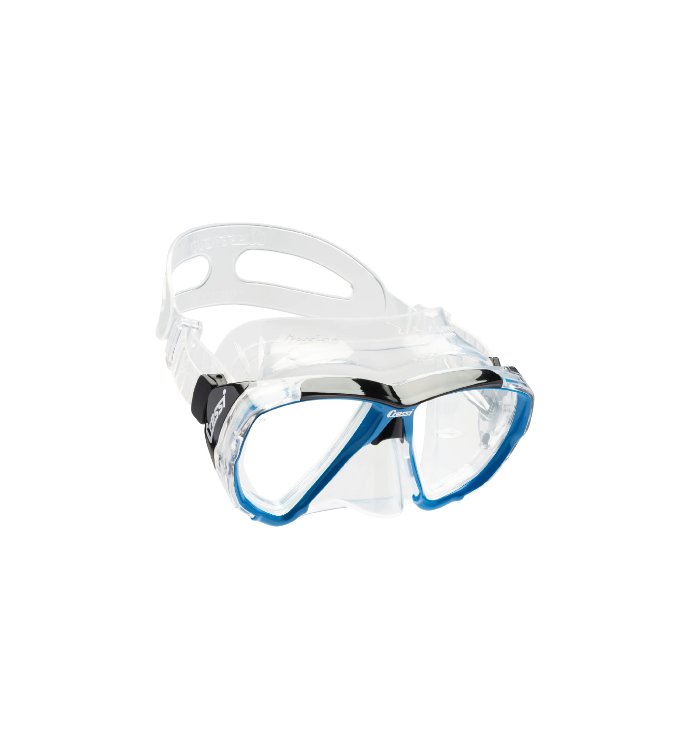 Big Eyes Mask Sil Clear/Frame Azure