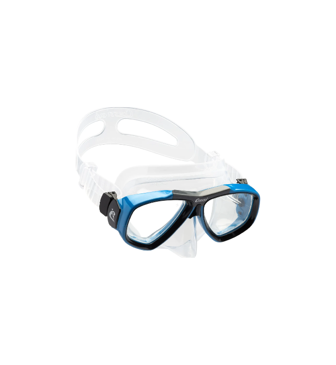 Focus Mask Sil Clear/Frame Blue