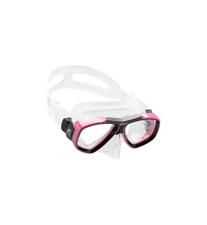 Focus Mask Sil Clear/Frame Pink