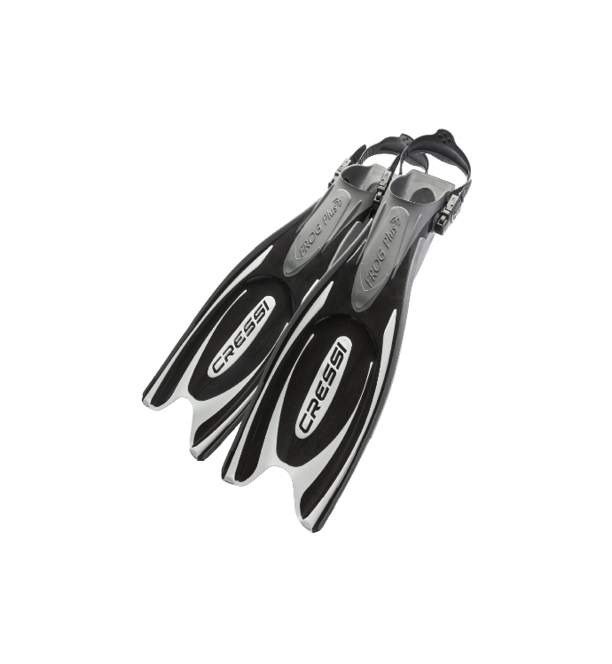Frog Plus Fins Black/Silver S/M