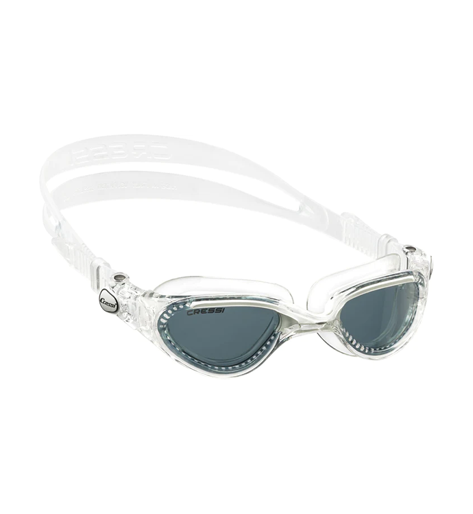 Flash Goggles Clear/Frame Clear White Smoked Lens