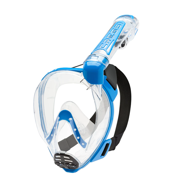 Duke Dry Full Face Mask Clear/Blue M/L