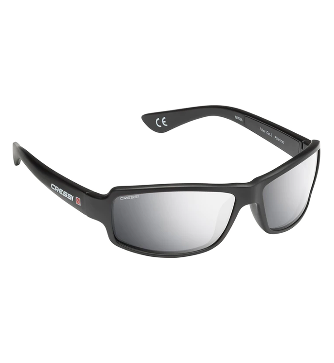 Ninja Sunglasses Shiny Black