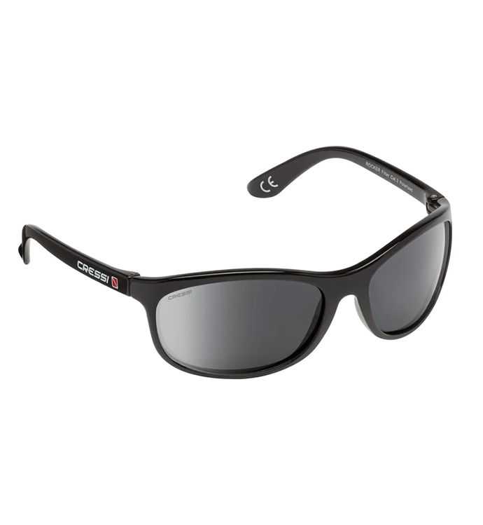 Rocker Floating Sunglasses Black Smoked Lens