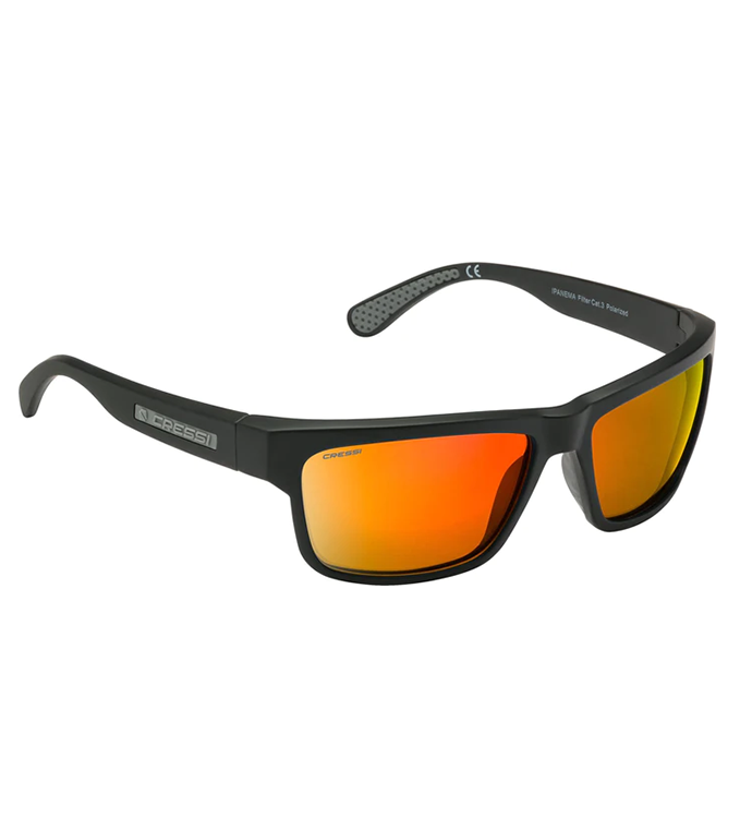 Ipanema Sunglasses Grey Orange Mirror