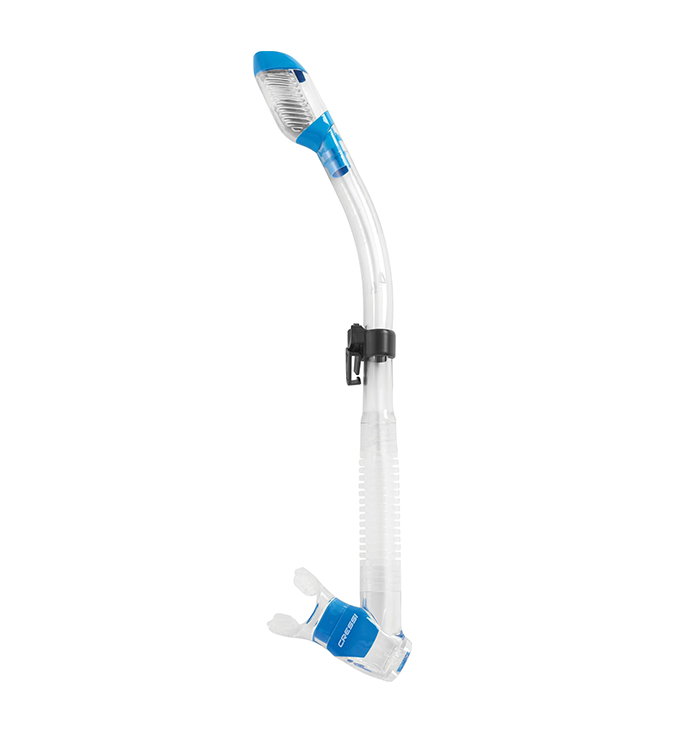 Dry Snorkel Clear/Light Blue