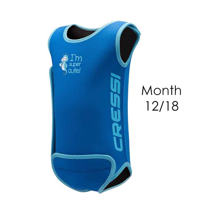 Baby Warmer Wetsuit Blue Months 12/18