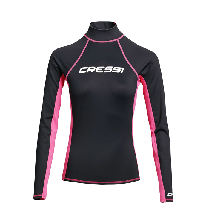 Rash Guard Lady Long/Sl Black/Pink L/4 (42)