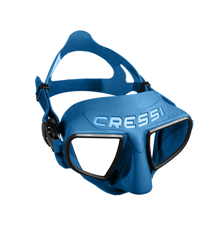 Atom Mask Blue Metal/Black