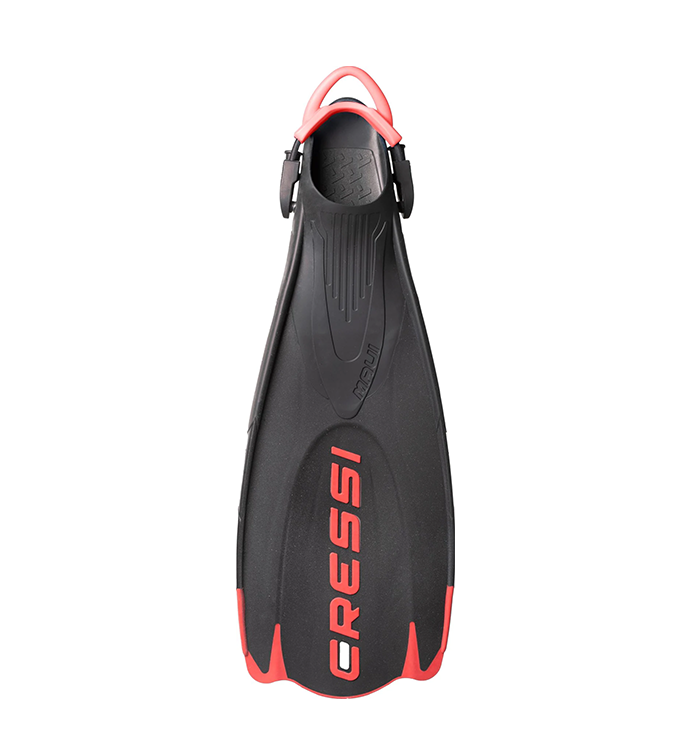 Maui Fins Div-Cen Black/Red S/M