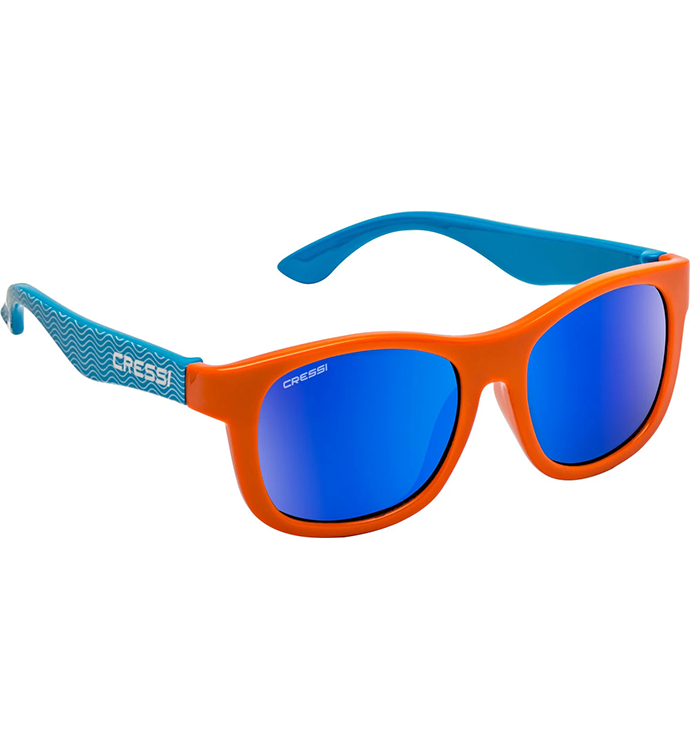 Teddy Sunglasses 3-5 Waves/Mirrored Lens Blue