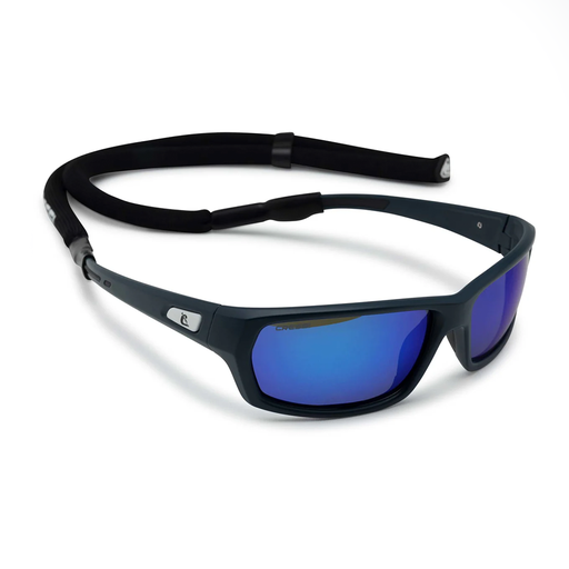 [XDB101220] Bill Sunglasses W/Lace Blue/Mirrored Lens