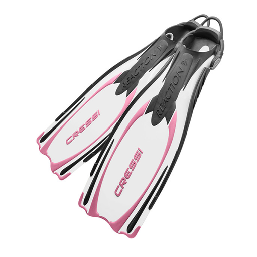 [BE096440] Reaction Ebs Fins White/Pink S/M (7/8)