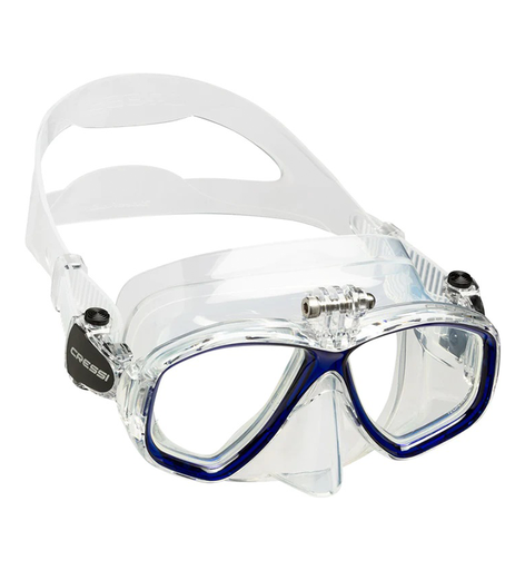 [XDS410020] Action Mask Sil Clear/Frame Blue