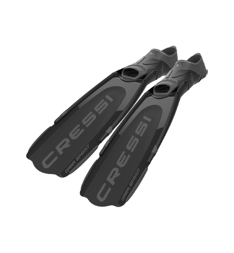 [BH085038] Gara Modular Sprint Fins Black 38/39