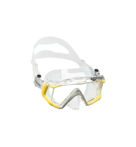 [DS450015] Liberty Triside Spe Mask Clear/Yellow/Silver