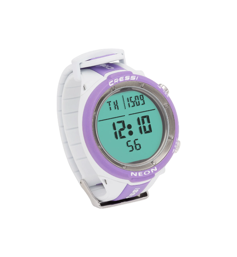 [KS840141] Neon Watch Computer White/Lilac