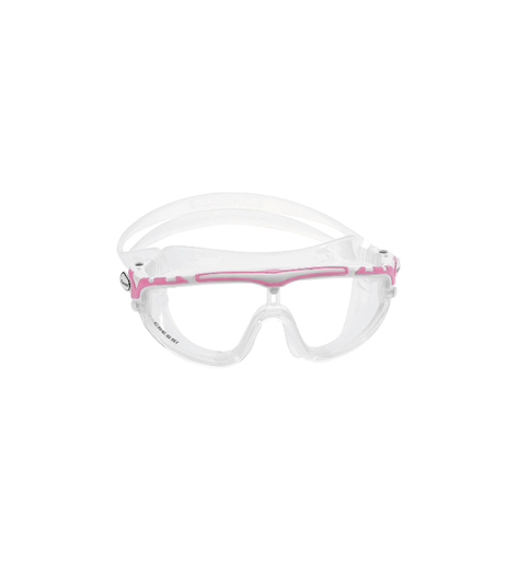 [DE203340] Skylight Goggles Sil Clear/Frame White Pink