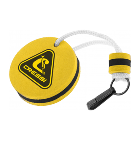 [NY000010] Floating Keychain Yellow