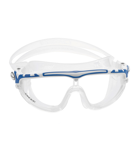 [DE203322] Skylight Goggles Sil Clear/ Frame White Blue